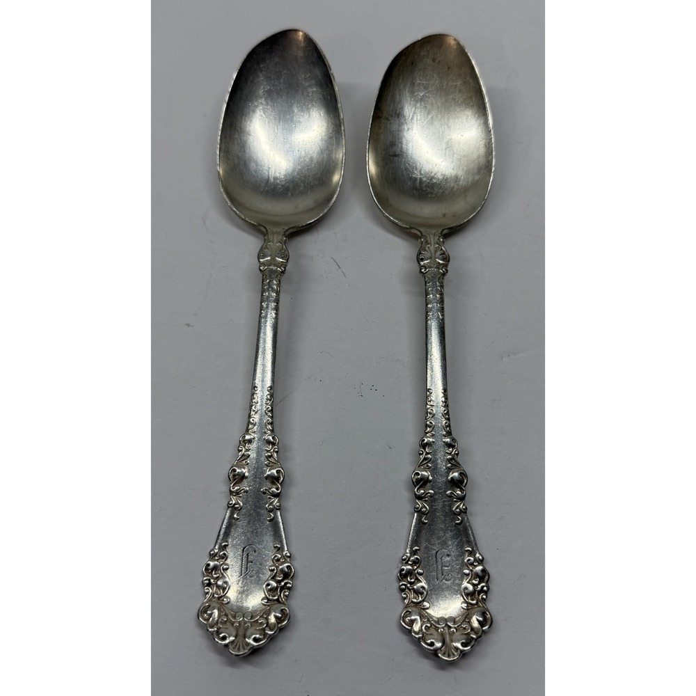 1847 Rogers Bros BERKSHIRE International Silver Serving Spoons Set of 2
